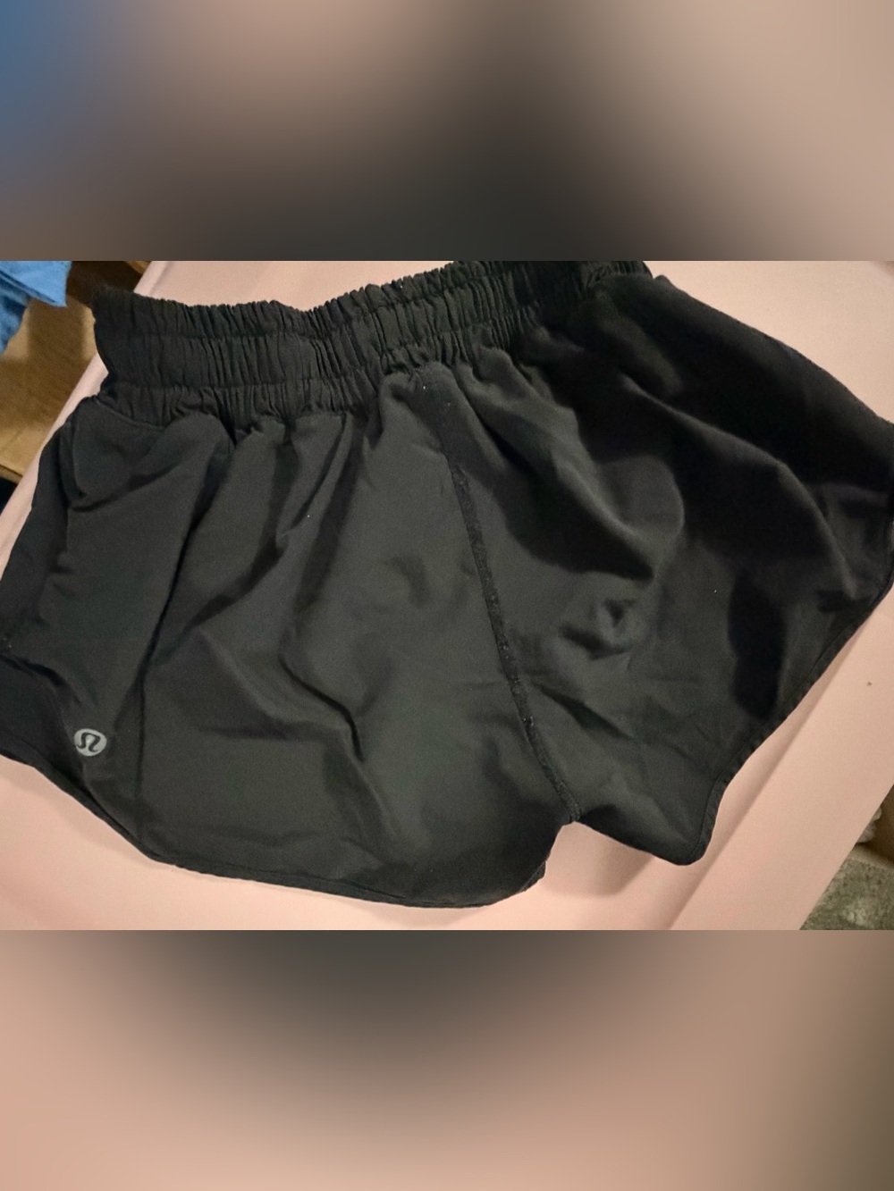 lululemon athletica Black Women's Athletic Running Shorts - Picture 2 of 3